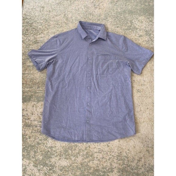 READ! - SET (2) Lululemon Live In Practice Shirt Size Medium Long Short Sleeve - Picture 2 of 11